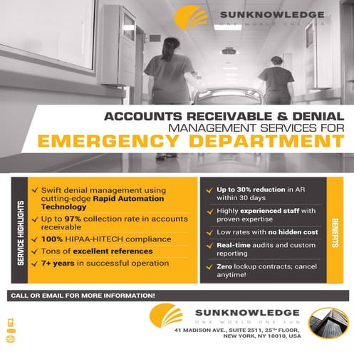 Emergency Department Accounts Receivable | PDF