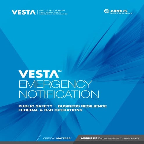 VESTA Communicator - Emergency Notification System | PDF