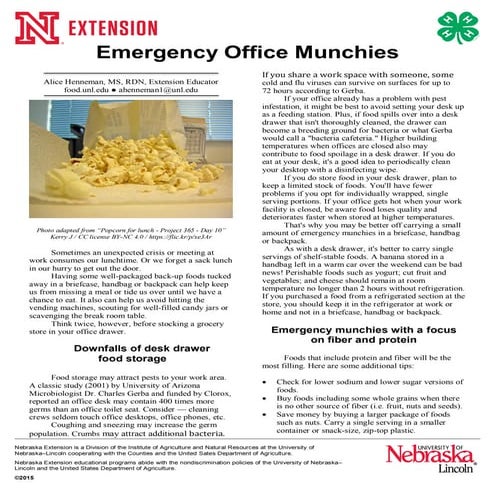 Emergency Office Munchies