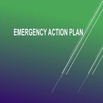 Ppt Oikos University Emergency Action Plan Powerpoint