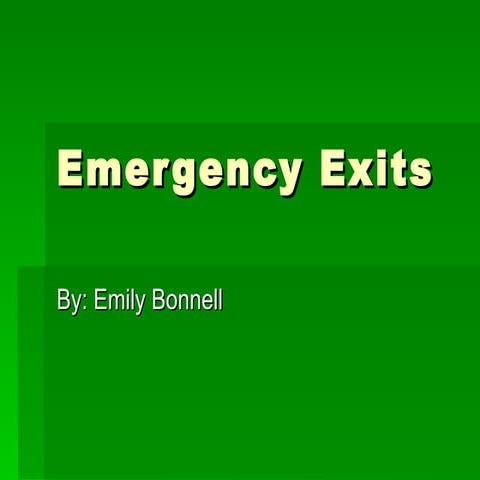 Emergency Exits