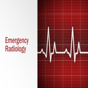 Emergency  radiology