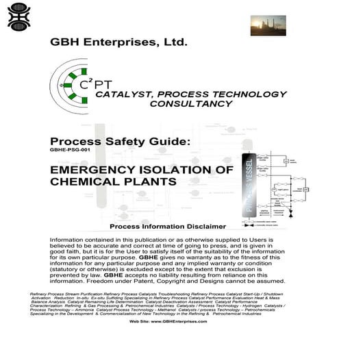 EMERGENCY ISOLATION OF CHEMICAL PLANTS 