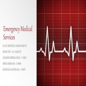 Emergency medical services