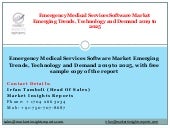 Emergency medical services software  emerging trends, technology and demand 2019 to 2025