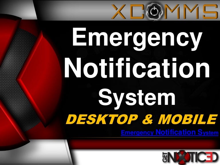 Emergency Notification System Instantly Notify Everyone of Emergenc…
