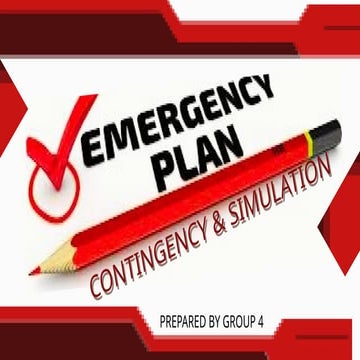 EMERGENCY PLANS CONTINGECY AND  SIMULATION.pptx