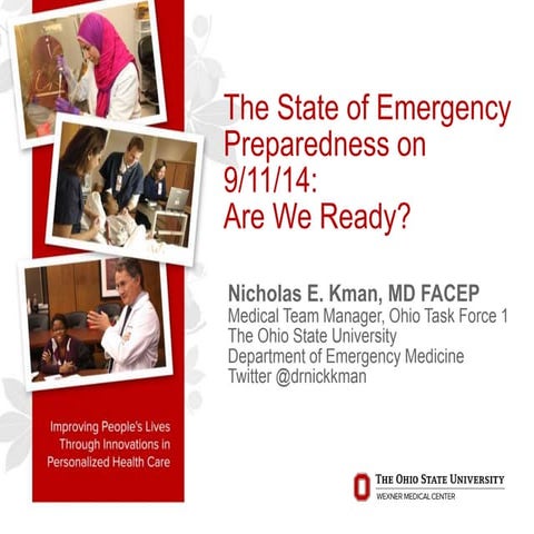 The State Of Emergency Preparedness on 9/11/14: Are We Ready?