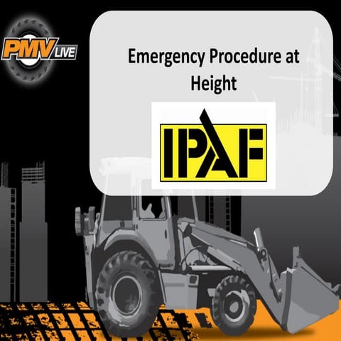 Emergency procedure at height