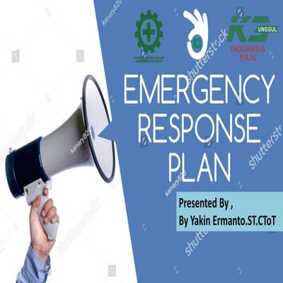 emergency respon plan ppt by k3 ak3u k3 umum | PDF