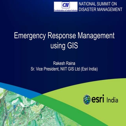 Emergency response management using gis