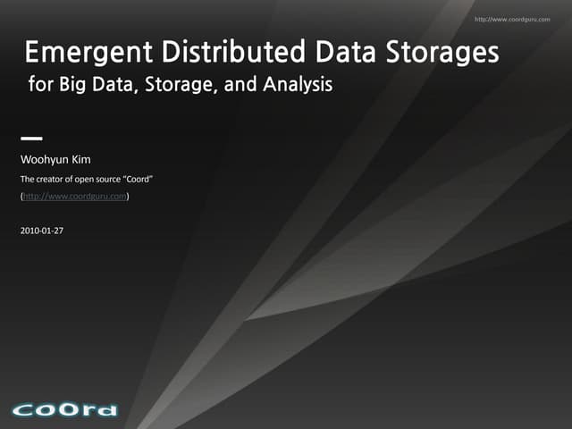 Emergent Distributed Data Storage