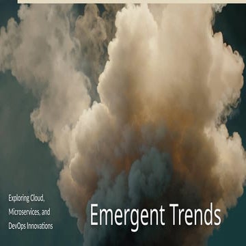 Emergent Trends (2).pptx advance ppt of emergent trends | PPTX