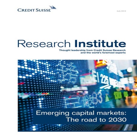 Emerging Capital Markets: The Road to 2030