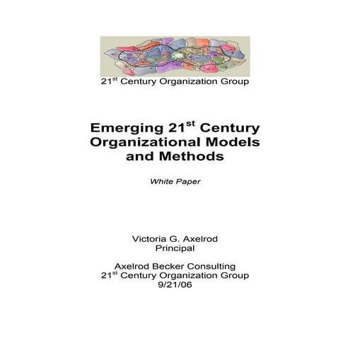 Emerging 21st century organizational models abc