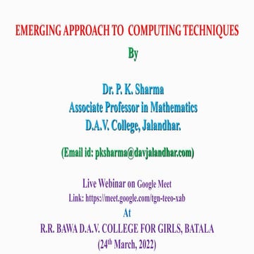 Emerging Approach to Computing Techniques.pptx