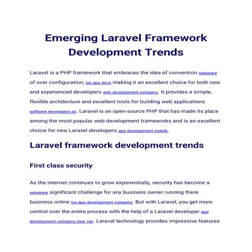 Emerging Laravel Framework Development Trends.pdf