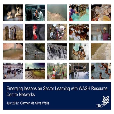 Lessons on sector learning with WASH Resource Centre Networks