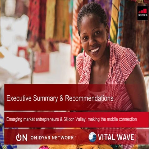 Emerging market entreprenuers & Silicon Valley: making the mobile connection