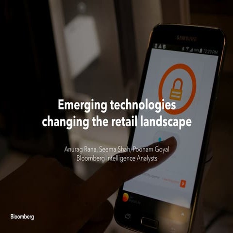 Emerging technologies changing the retail landscape