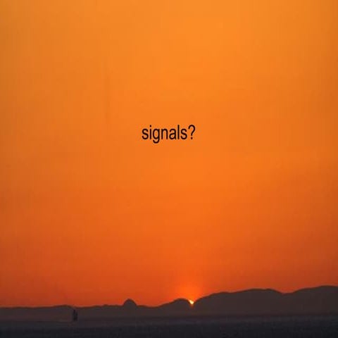 Emerging Signals with music