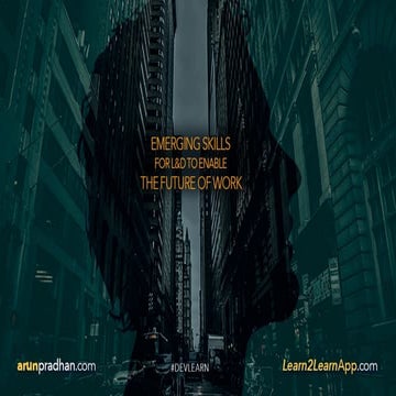 Emerging Skills for L&D to Enable the Future of Work