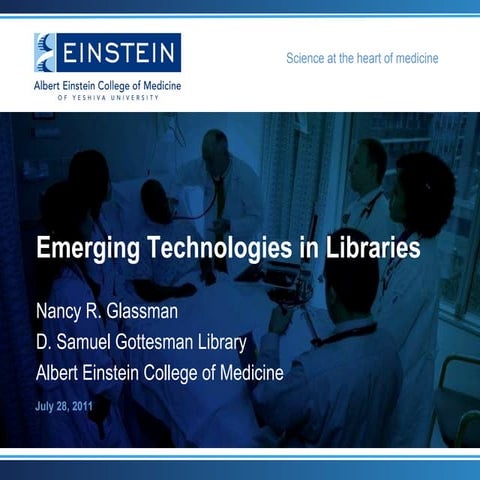 Emerging Technologies in Libraries