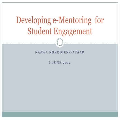 Emerging technologies