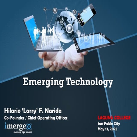 Exploring Emerging Technologies: AI, AR, VR, and Smart Devices in 2025 ...
