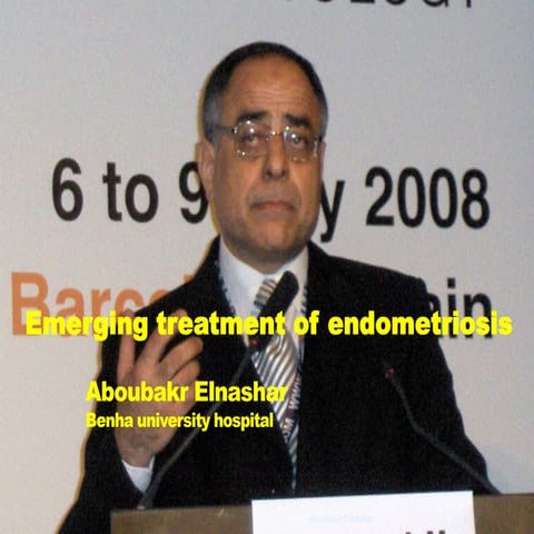 Emerging treatment of endometriosis