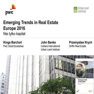 Emerging Trends in Real Estate 2016