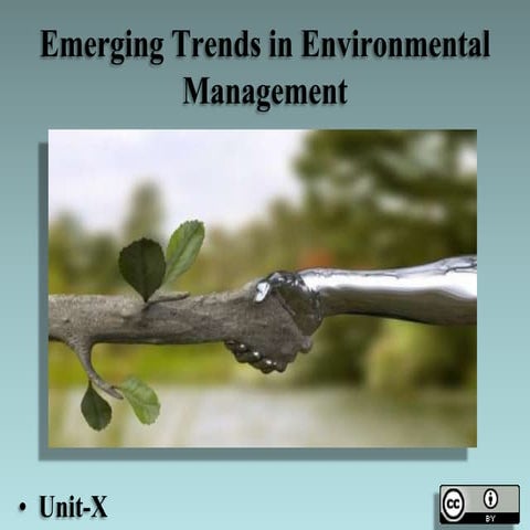 Emerging Trends in Environmental Management