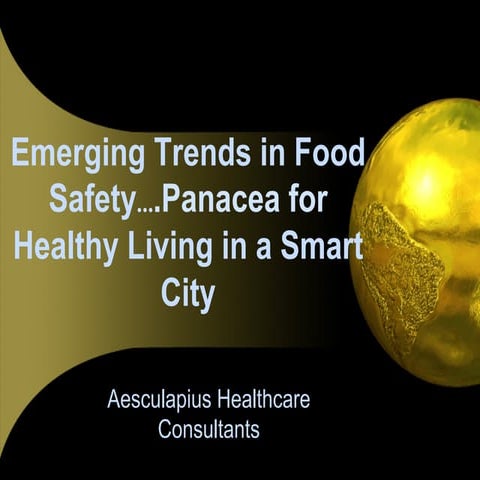 Emerging Trends in Food Safety Presentation at Lagos State Food Safety Seminar