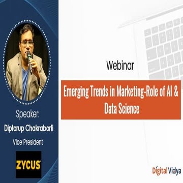 Emerging Trends in Marketing-Role of AI & Data Science