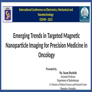 Emerging Trends in Targeted Magnetic Nanoparticle Imaging for Precision ...