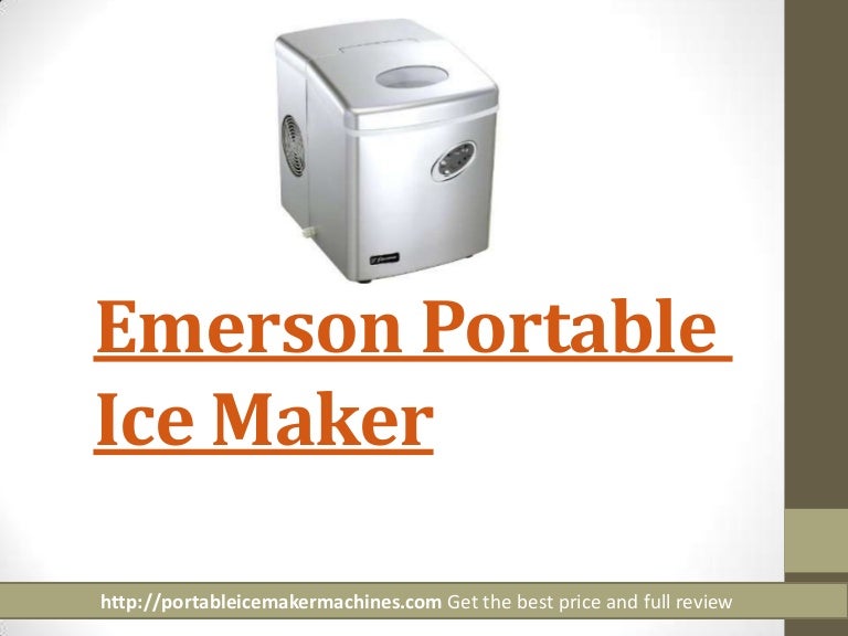 Emerson portable ice maker