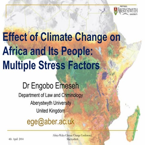 Climate change in Africa | PPT