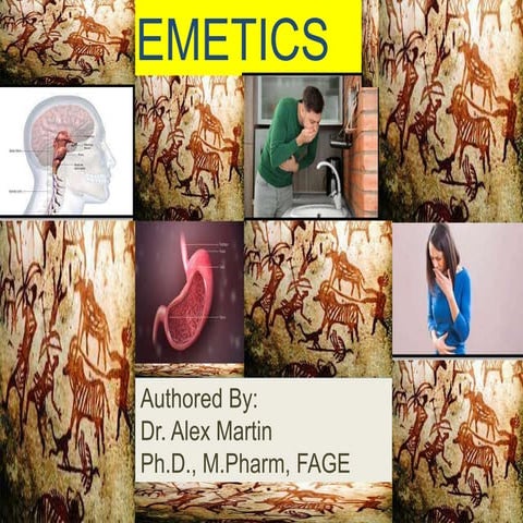 Emetics (PCI Syllabus, B.Pharm) | PPT
