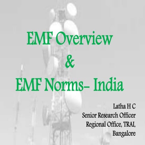 Emf Overview and EMF norms in India