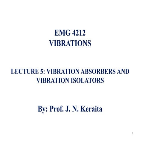 vibration absorbers and isolators   VIBRATION