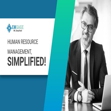 Emgage Presentation - BEST HRMS & PAYROLL SOFTWARE FOR STARTUP AND SMES