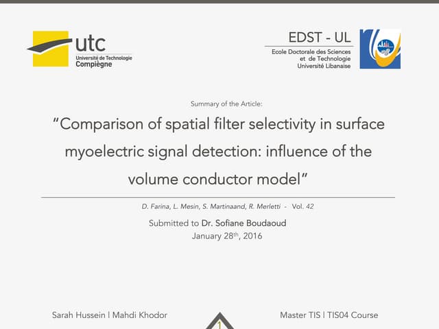 Emg article summary