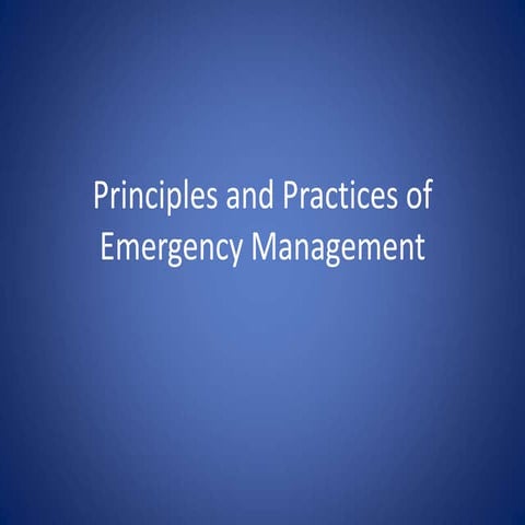 overview of us emergency management post 9/11