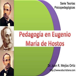 Eugenio Maria de Hostos: Nociones p...