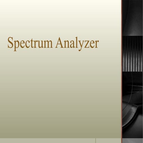 Emi fifth-sem-spectrum-analyzer