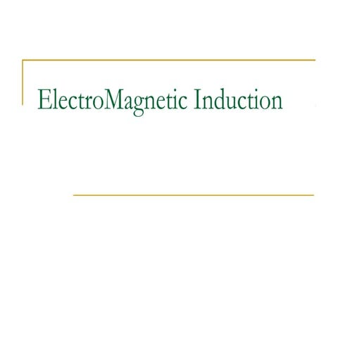 Electromagnetic induction and transformer 
