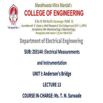 EMI_LECTURE_13_Anderson's Bridge.pptx