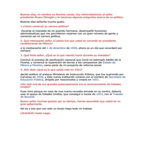 Emilio y arantxa álvaro obregón