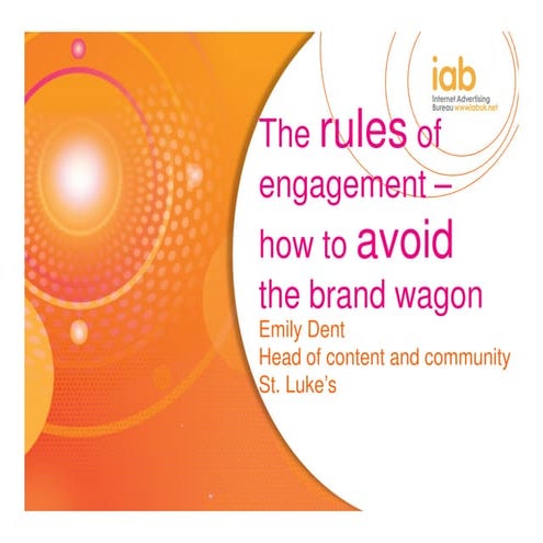 The rules of engagement how to avoid the brand wagon