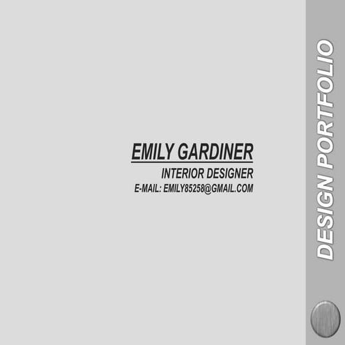 Emily Gardiner - Interior Design Portfolio